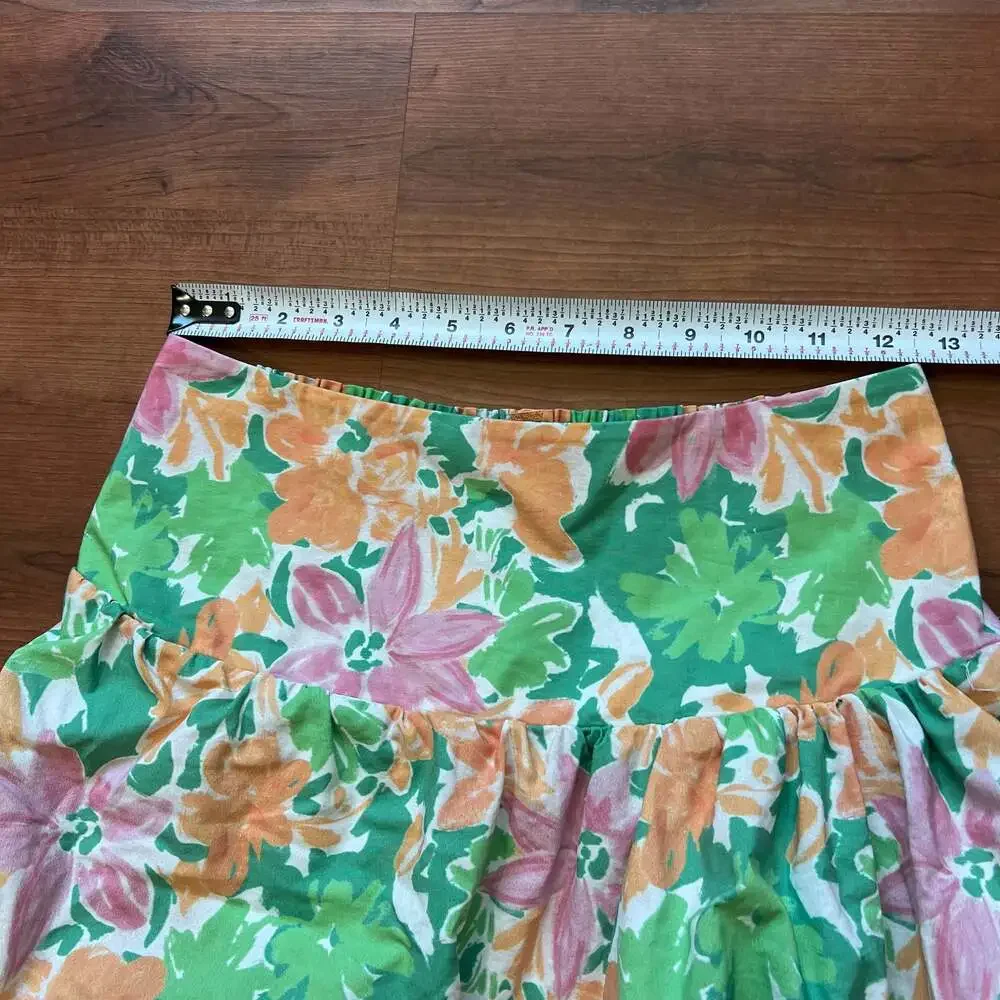 Free People Lula Floral Bubble Mini Skirt XS